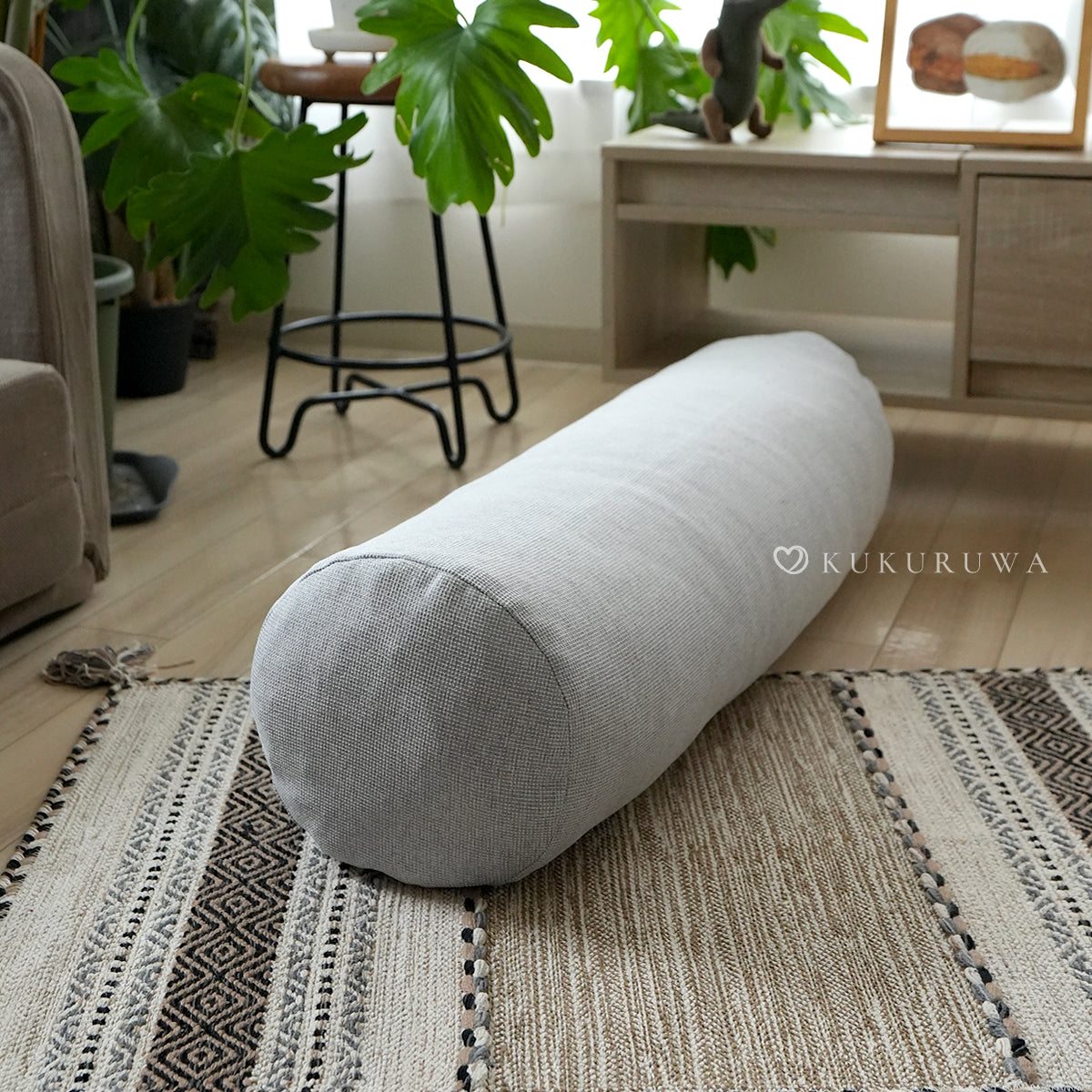 収納袋円柱型KKW545 抱き枕 布団収納 インテリア クッション